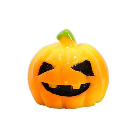 Mini Halloween Ornament Simulering Græskar Heks Spøgelse Anime Bunny Figur Dekorationer Simulering Mikro Landskab Resin Statue