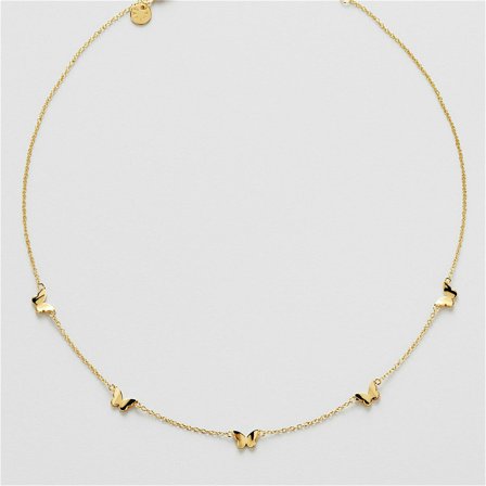 Betsy Butterfly Halskette - 18K vergoldetes Sterlingsilber