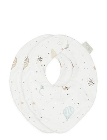 Bandana Bib, Jersey, 2 Pack Baby & Maternity Care & Hygiene Dry Bibs Hvit Cam Cam Copenhagen