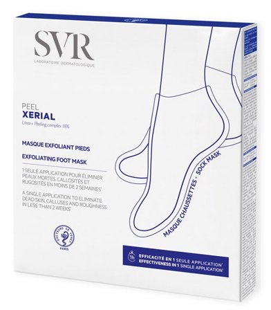 SVR Xerial Peel Maschera Piedi Esfoliante 2 Calzini