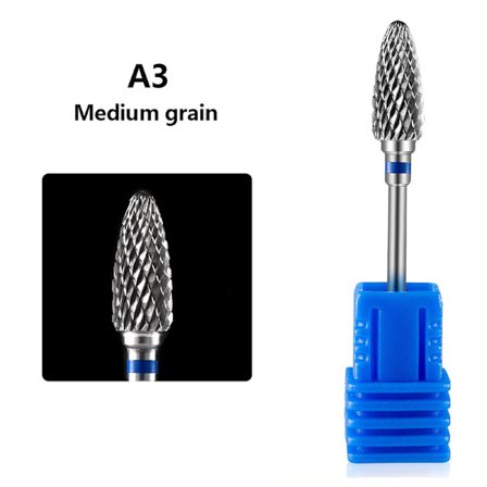 Hårdmetall Tungsten Nagelborrskär Manikyrborr för fräsning ter