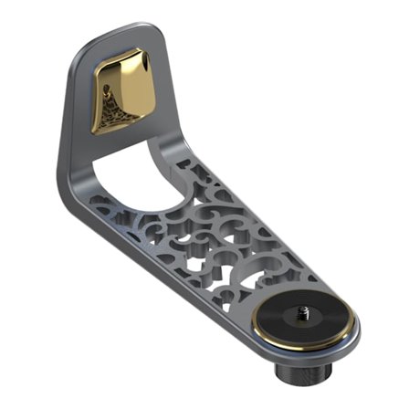 Prosjektorstativ i aluminiumslegering, L-formet veggmontert brakettholder med fleksibel PTZ-design