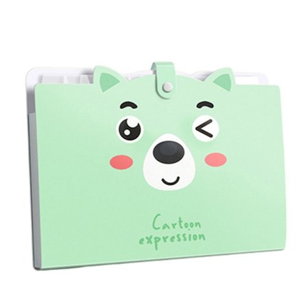 A4 filmapp Testpapperslagringsmapp GRÖN