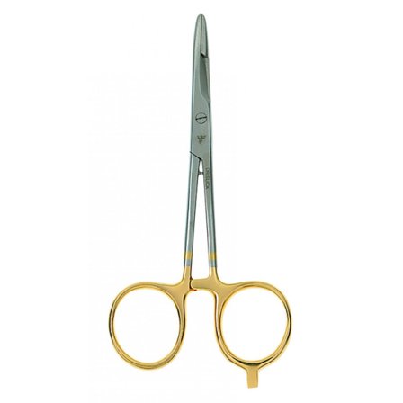 DR Slick Scissor Clamp 6 1/2'' Straight 1/2 - Gold Loops