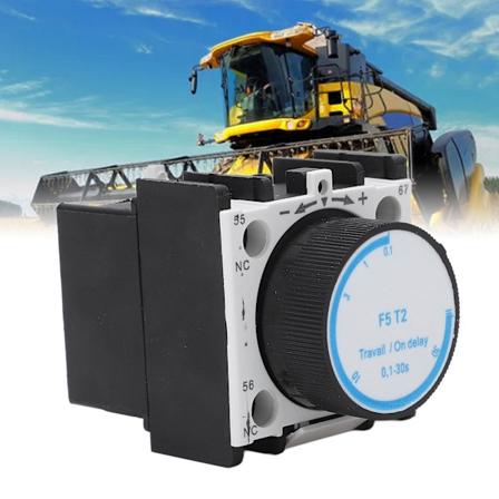 Luftforsinkelseskontakt Riperesistent Vanntett Støvtett 1NO 1NC Tidsforsinkelsesrelé