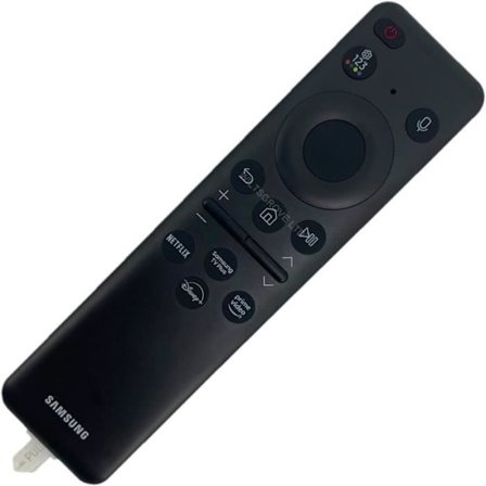 Bn59-01432D Uppladdningsbar solfjärrkontroll för röst-tv Kompatibel med Samsung Qe55Qn90C Smart 4K Ultra HD-tv[J973]