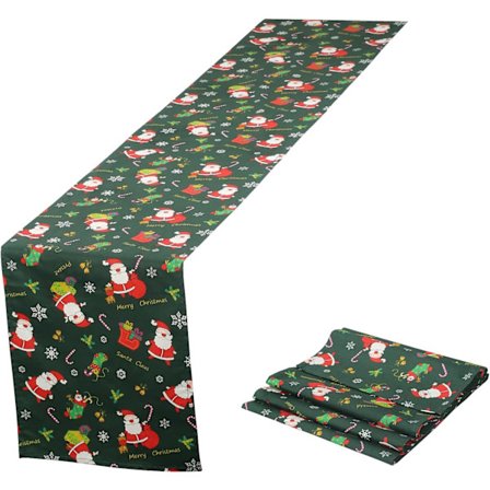 28*270cm Julebordløper, Bomull og Lin Julebord