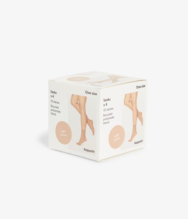 Kappahl | Strumpor 4-pack | Ljusbrun