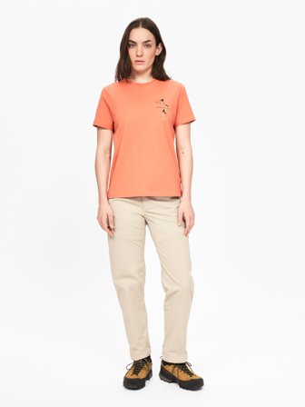 Klättermusen Root Glacier T-Skjorte Dame - Cloud Berry - L