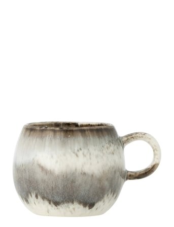 Bloomingville Paula Espresso Cup, Grey, Stoneware - Grey - 140 ML