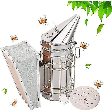 Mehiläis savu ruiskutin ruostumattomasta teräksestä mehiläistarhaajan työkalu