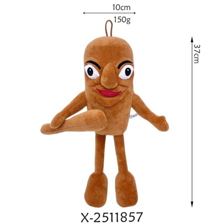 Italiensk Brainrot, 25cm Tung Tung Tung Sahur Myke Leker for Videospillfans