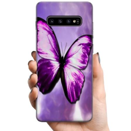 Samsung Galaxy S10+ TPU Mobilcover Fjærilt