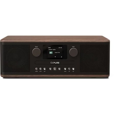 CD-afspiller & digital radio - PURE - Classic C-D6 - Mørk kaffe/valnød