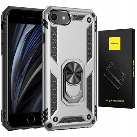 Spacecase Case Ring Nx Cover För Iphone 6 7 8 Se Silver