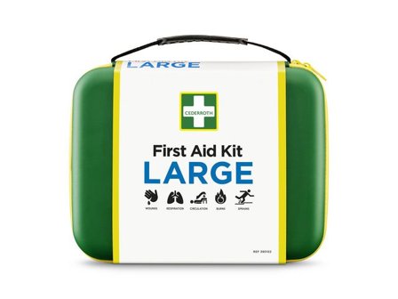 CEDERROTH Första Hjälpen-kit large - Lyreco - Skyddsutrustning - Första Hjälpen - Väskor lådor och kit