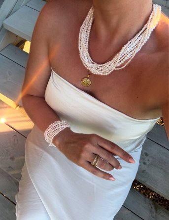 By Jolima Biot Necklace - Gold - ONE SIZE