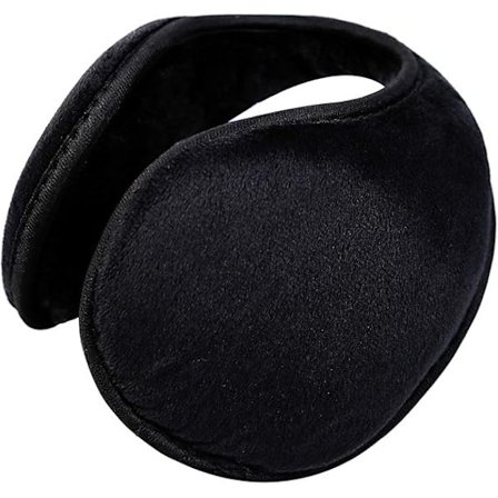 Svart - Ørevarmere for ski, unisex ørevarmere - Klassisk fleece unisex