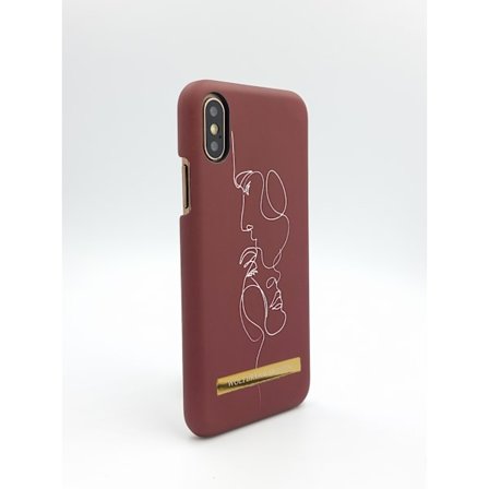 ONE SOUL IN TWO BODIES- Vinröd skal till Iphone X/XS