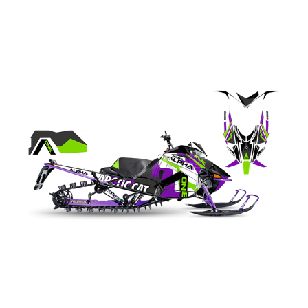 Dekalkit SweTown Team Alpha - Arctic Cat M9000 King Cat Turbo 162 2018-2019