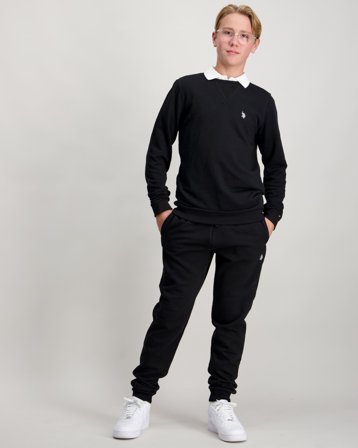 U.S. Polo Assn. DHM BB Jogger Schwarz Hosen Jungen - Kids Brand Store