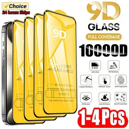 1-4 kpl 9D Karkaistu lasi näytönsuoja iPhone 15 14 13 12 11 Pro Max Suojattu lasi iPhone X Xr Xs Max 7 8 14 Plus For iPhone 11 Pro