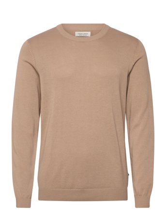 Casual Friday Cfosvald Fine Knitted Crew Neck Kni - Beige - XL