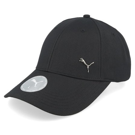 Puma - Černá adjustable Kšiltovka - Essential Metal Puma Cat Bb Cap Black Adjustable @ Hatstore