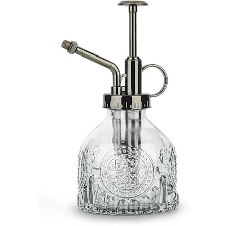 200 ml glas plantesprayflaske, vintage sprayflaske fin tåge med toppumpe