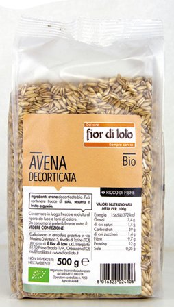 Fior Di Loto Avena Decorticata Bio 500g