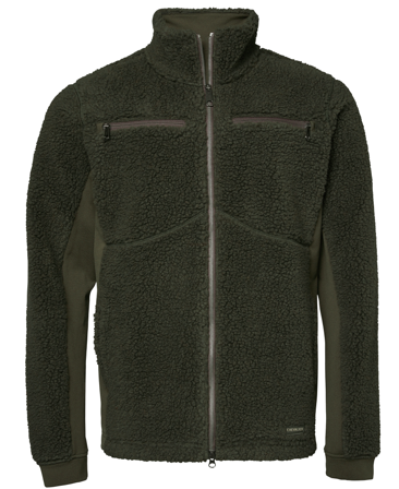 Chevalier Root Wool Pile Jacket Men Midnight Pine