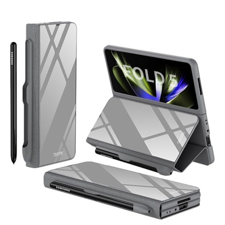 Kompatibel med Samsung Galaxy Z Fold5 vikbar skärm mobiltelefon flip glas målad skal skyddsfodral