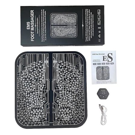 Ems Foot Massager Matta Ben Bantning Blodcirkulation Deep Impulse Stimulation Massage Pad