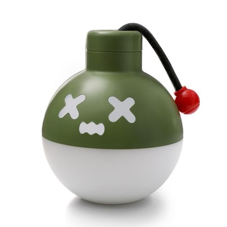 Natlampe til børn, Halloween Bombe-lampe – Genopladelig børnelampe til soveværelse & camping, bærbar hyggelys_OF