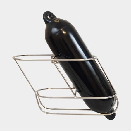 Fender basket 1852-Marine, 53 cm, fits fenders Ø22.5 cm, double, angled to the left