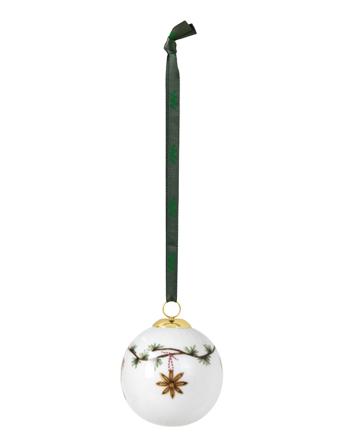 Hammershøi Christmas Kule 2021 Ø6 Cm Hvit M. Deko Home Decoration Christmas Decoration Christmas Baubles & Tree Accessories Multi/mønstret Kähler