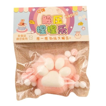 Hamsteri/Kissan tassu/Kissan puristuslelut stressistä helpottamiseen Kevyet antistressilelut Lahjat aikuisille ja lapsille