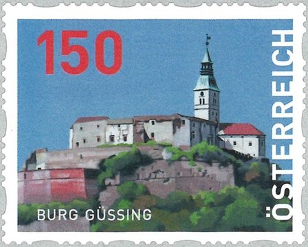 Østrig - Burg Güssing - Postfrisk frimærke