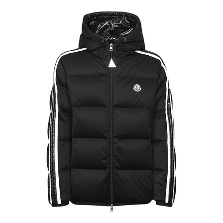 Moncler, Down Jackets Czarny, Mężczyzna, Rozmiar: L