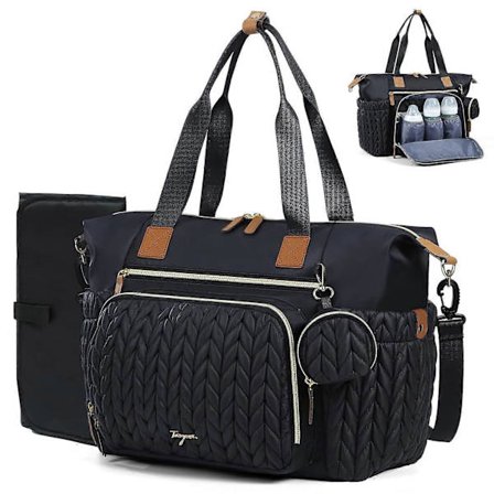 Vattentät Reseblöjväska med Skötbädd och Isolerad Flaskficka