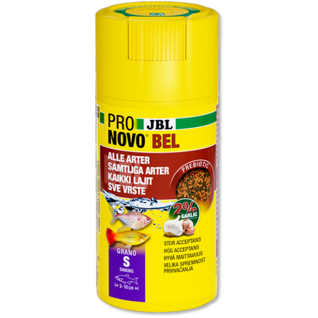JBL - Pronovo Bel Grano S 100ml Click - Akvaristikk - Fiskefôr & fiskemat - Granulatfôr - ZOO.no