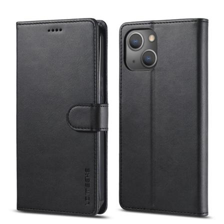 Plånbok För Iphone 14 Plus Med 3 St Kortfack Svart