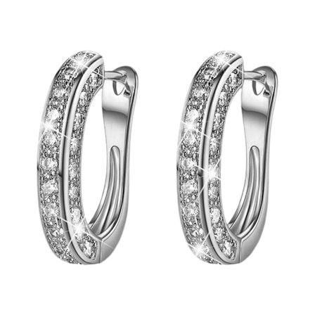 Magnetiska bantningsörhängen Viktminskningsörhängen Zirkonia Cubic