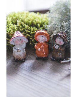 Pynt Efterårsbørn 3-pak Multi