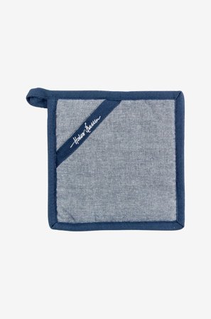 Halvor Bakke - Færder Krukhållare 2-pack - Blå - Grytlappar - 22X22 - Från Homeroom