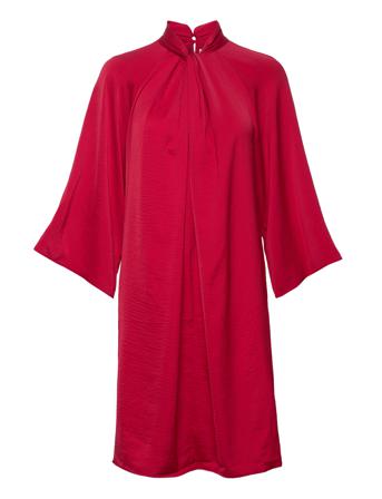 Kotoiw Knot Dress Knelang Kjole Rød InWear