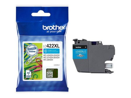 Brother Bläckpatron LC422XLC Cyan - Lyreco - Toner och bläck > Bläckpatroner > Bläckpatroner Brother