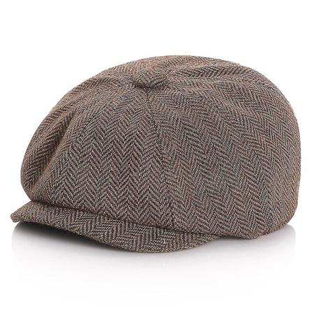 Lapset Pojat Tytöt Vintage Newsboy Cap Tweed litteä barettihattu Lahjat Coffee