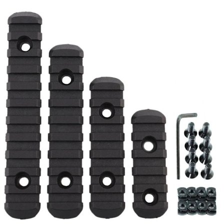 1 uppsättning avsnitt tillbehör polymer skena sektion kit