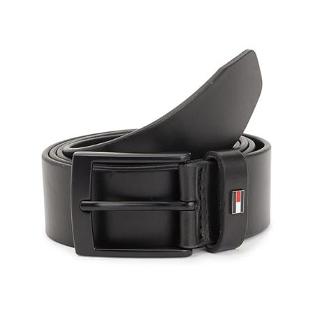 Tommy Hilfiger, Belt Czarny, Mężczyzna, Rozmiar: 90 CM